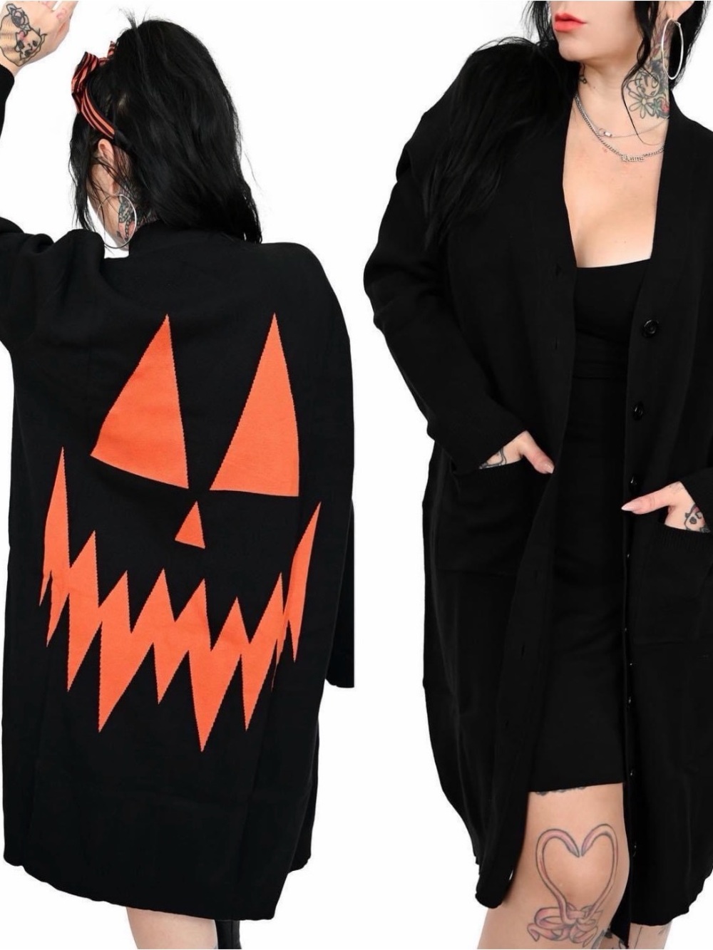 Foxblood Carving Party Oversized Sweater